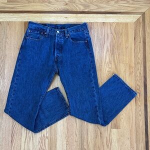 Classic Levi’s 501 Blue Denim Jeans